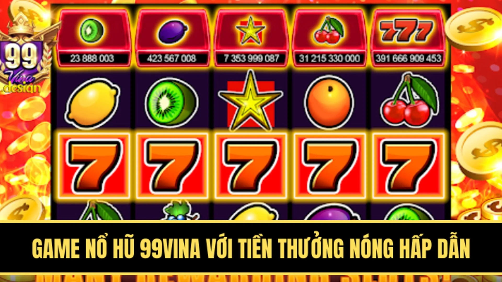 Hình nền game bắn cá VIP sôi động