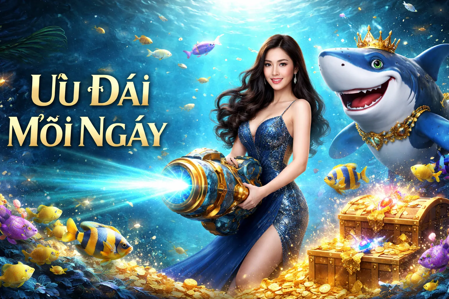 Hình ảnh minh họa chiến lược chơi game bắn cá online VIP