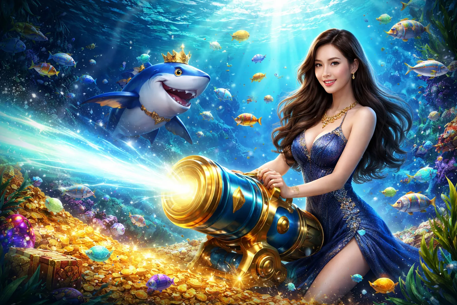 Hình ảnh săn BOSS bắn cá hoành tráng